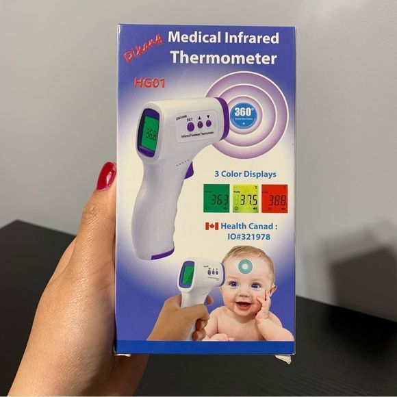 NEW Dikang medical infrared thermometer 3 Color displays - Picture 1 of 9